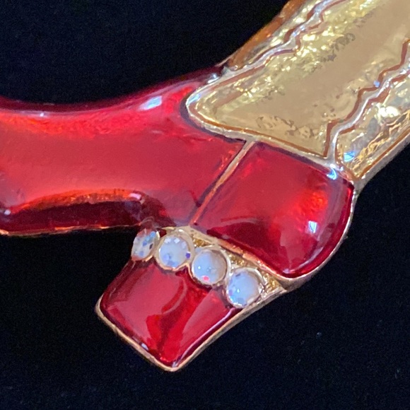 Vintage Western Mates Cowgirl Boot Pin Brooch - Picture 3 of 6